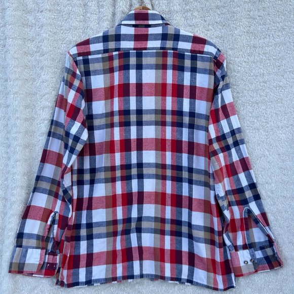 Winterweights by‎ Van Heusen Men's Plaid Button Down Size Medium - Picture 3 of 5